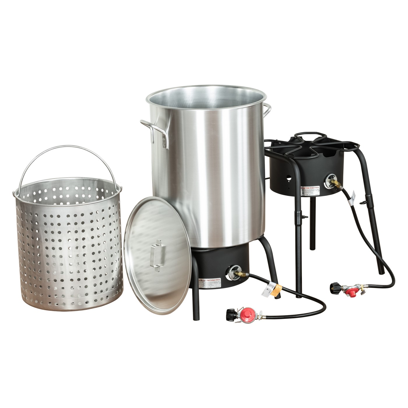 SH140L with 80 Qt. Pot Set - Big John Grills