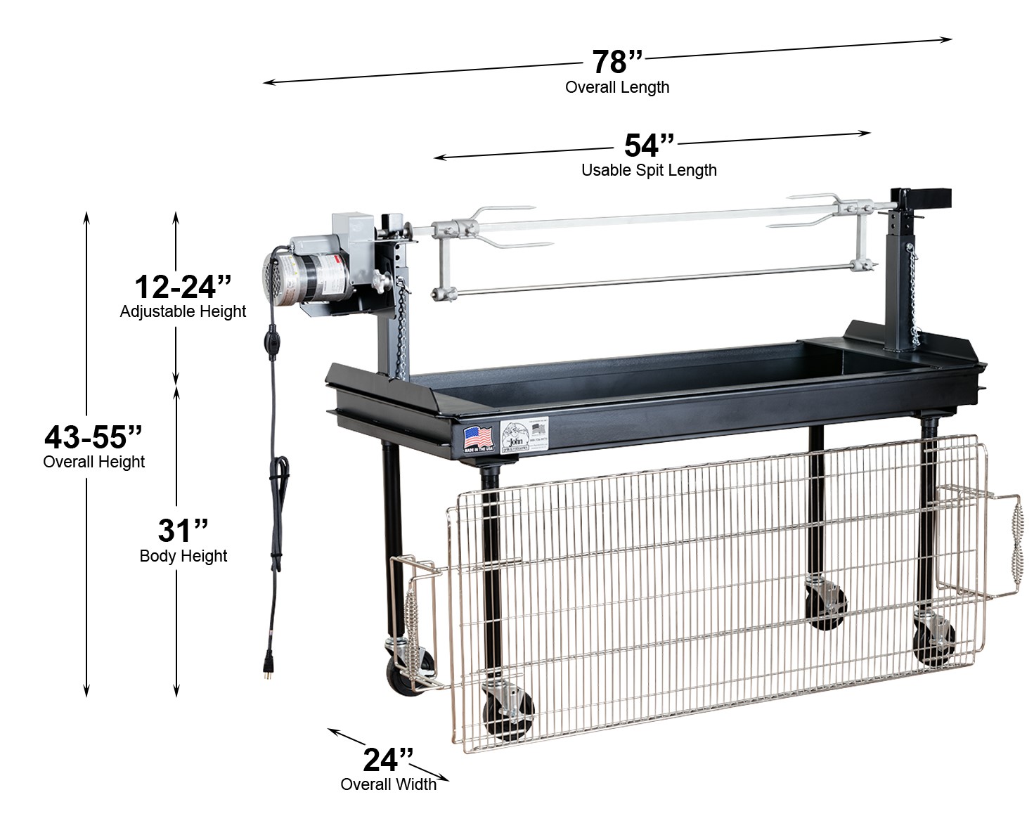 210-30 Double Burner Range - Big John Grills